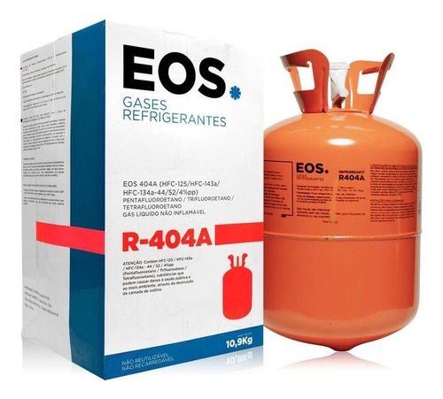 Gas Garrafa R404a Eos 10,9kg