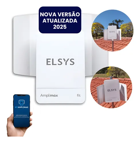 Roteador Modem Externo 4g Amplimax Fit Elsys Internet Rural