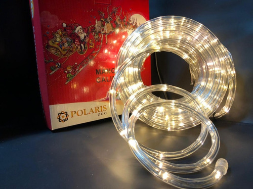 Luces Navideñas 10m Led Uso Rudo Blanca Calido 3 Piezas