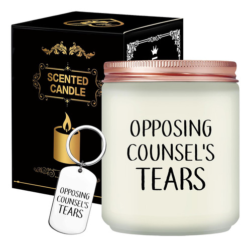 Oposing Counsel's Tears Candle - Regalos De Abogados Para Mu