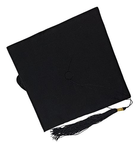 Birrete Sombrero De Graduación Borla Color Negro 1 Pieza