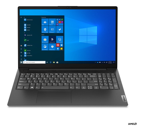 Laptop Lenovo V-Series V15-G2-ALC black 15.6", AMD Ryzen 5 5500U 8GB de RAM 512GB SSD, AMD Radeon RX Vega 7 1920x1080px Windows 11 Home