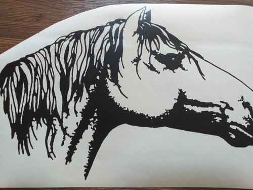 Vinilo Adhesivo Caballo Criollo Calco Haras