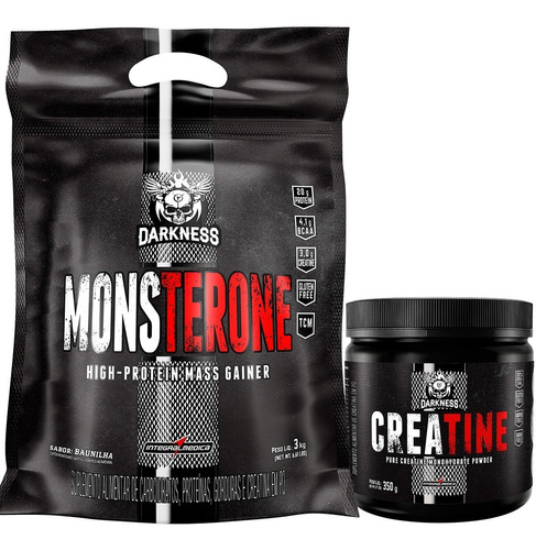 Monsterone (3kg) + Creatina Darkness (350g) - Integralmédica