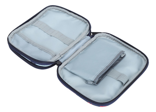 Pacote Organizador: Bolsa De Crochê Com Zíper De Dupla Face