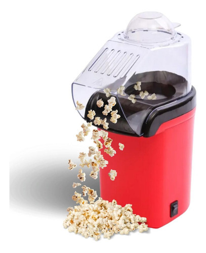 Pipoqueira Elétrica Derrete Manteiga Popcorn Sem Oleo Pipoca Cor Vermelho 110V
