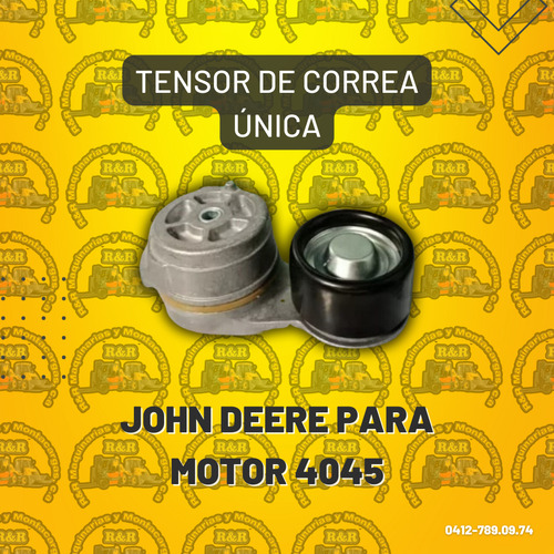 Tensor De Correa Única John Deere Para Motor 4045