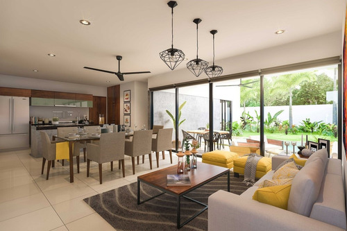 Imagen 14 de 15 de Casa De 1 Planta En Preventa En Privada Manere En Conkal