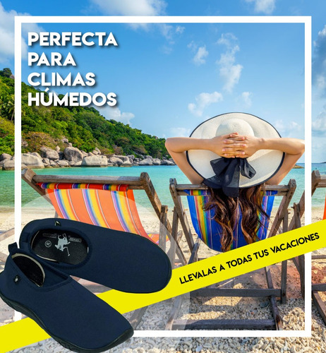 Zapato Acuatico Sandalia Agua Hombre Antiderrapante Comoda