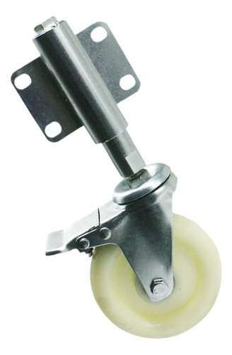 Rueda De Nailon Para Puerta De 3 Pulgadas Con Soporte De