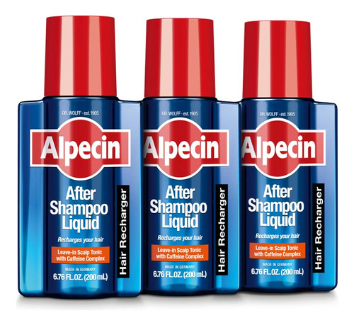 Alpecin After Shampoo - Recargador Lquido De Cafena Para El