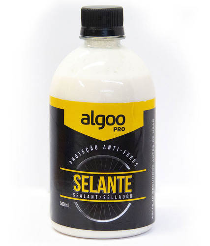 Selante Algoo Biodegradavel P/ Pneu Tubeless 500ml S/ Amônia