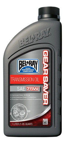 Bel-ray Gear Saver M/c Trans Oil 75w 1 L