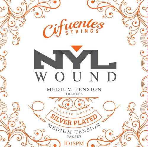 Cuerdas Guitarra Clásica Nyl Wound & Silver Jd1 Cifuentes