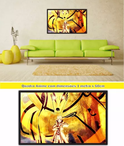 Quadro Decorativo Desenho Naruto Shippuden Decorar