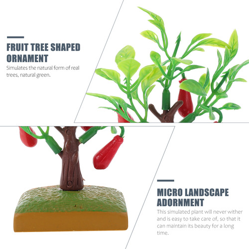 Maqueta De Árbol Frutal Artificial Para Decoración De Jardín