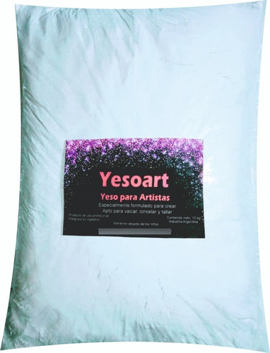 Yeso Tipo Paris Para Esculturas Y Moldes X 5 Kilos