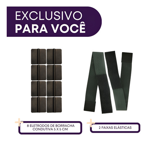 Neurodyn Portátil System Ibramed Maleta Gel Eletrodos Faixas