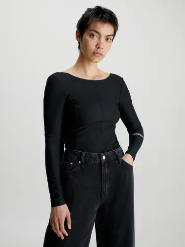 Body Ls Back Buckle Negro Calvin Klein