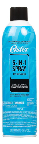 Oster Spray 5 En 1 Barbero Cuchillas Lubricante Desinfetante