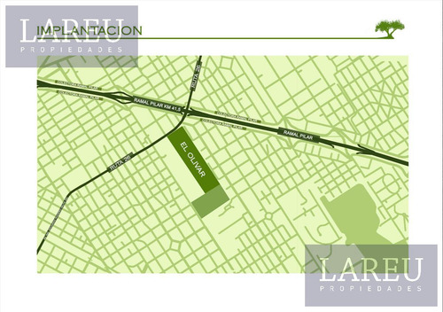 Barrio El Olivar - Lote En Venta En Pilar