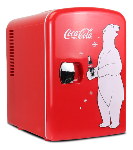 Mininevera Coca Cola Kwc4b Polar Bear 4 Litros Roja Y Blan