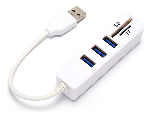 Shypt Lector Tarjeta Tipo C Hub 2 1 Otg Usb 2.0 Splitter 3