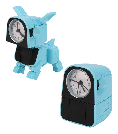 Despertador De Perro Robot Deformado Puntero Creativo Niño 