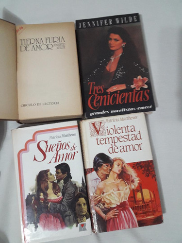 4 Novelas Romanticas Jeniffer Wilde Patricia Mattews Sueños 