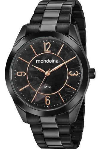Relógio Mondaine Feminino Preto Barato Original