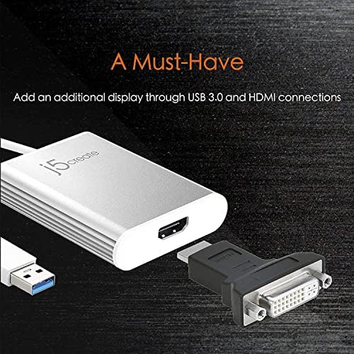 J5create Usb 3.0 A 4k Adaptador De Pantalla Hdmi Conector Us