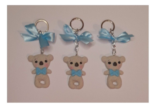 30 Llavero Koala Recuerdo Baby Shower Bautizo