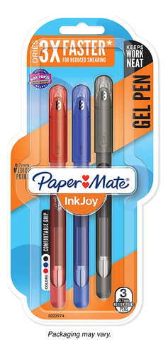 Bolígrafos De Gel Inkjoy De Punta Media (0,7 Mm) Con T...