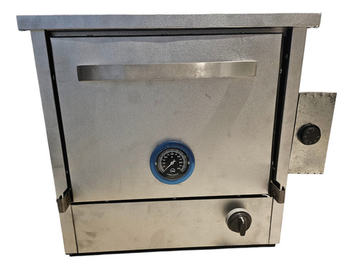 Horno Pizzero Eléctrico Dual 3 Moldes Bajo Consumo Azul Claro