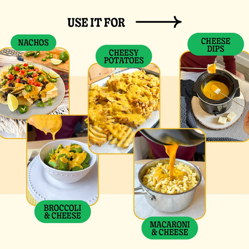 Grownas Queso Vegano En Polvo, 1 Libra - Condimento De Queso