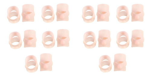 10 Pares De Corrector De Uñas Encarnadas De Silicona