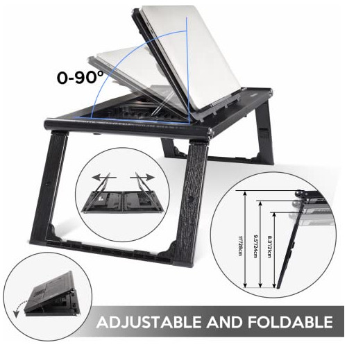 Soporte Plegable Computadora Portátil Cama, Escritorio...