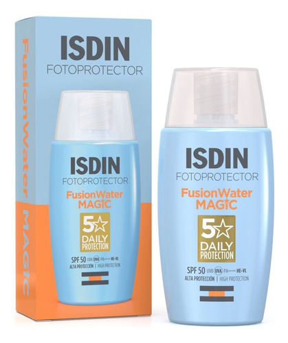 Protector Solar Fusion Water Magic.isdin Spf50. 50ml