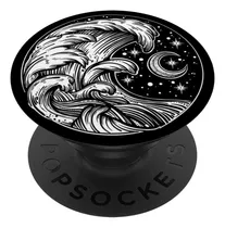 Comprar Popsockets Swesly Phone, Diseño Vintage De Olas Y Luna Y Océ