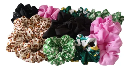 Colitas De Pelo Lisas Y Estampadas Rosa Lisa