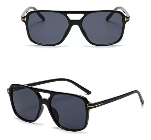 Gafas De Sol Vintage Rectangulares Estilo Retro De Diseñador