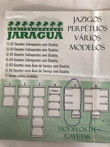 Imagem 8 de 8 de Jazigo No Cemitério Parque Jaraguá