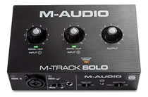 Comprar M-audio M-track Solo Interfaz De Audio Usb Para Grabacion