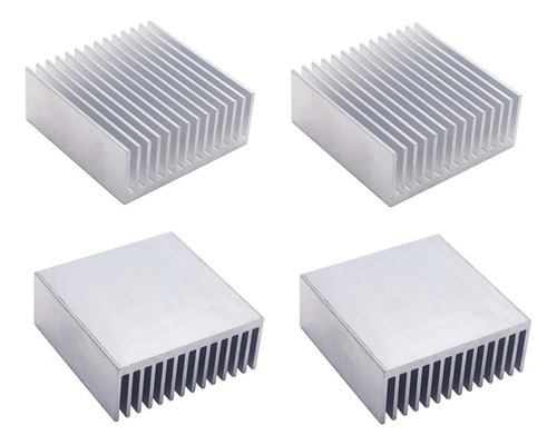 Qmseller 4pcs Chipset De Aluminio Radiador De Calor Disipado