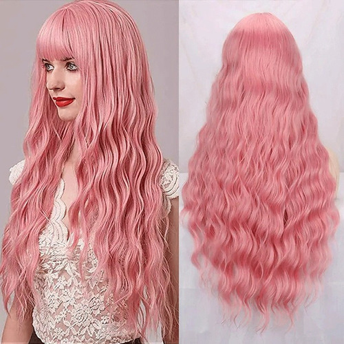 I Pulôver De Cabelo Longo Cacheado Natural Com Franja