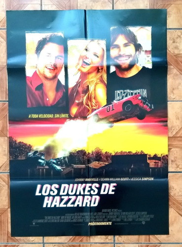  Los Dukes De Hazzard  Poster Cine Hollywood