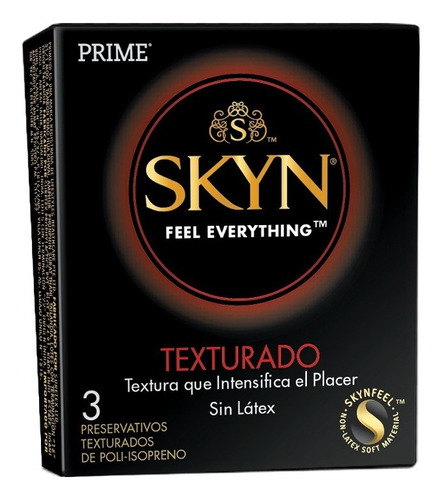 Preservativos Prime Skyn Sin Latex Cajita X 3 Un.