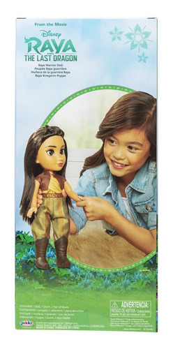 Muñeca Raya Último Dragón 38cm Gigante Original Disney Store