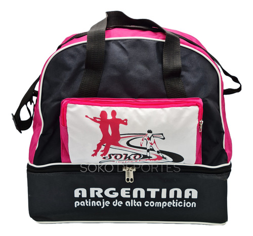 Bolso Portapatines Cajon Baul Artistico Rollers Hielo Jockey