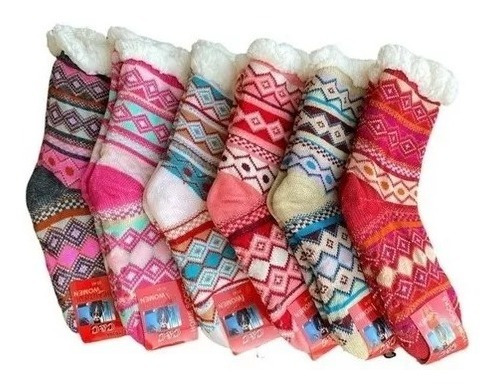 Imagen 1 de 3 de Pack 12 Calcetines Chiporro Antideslizante Calcetas